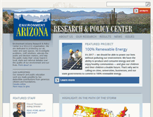 Tablet Screenshot of environmentarizonacenter.org